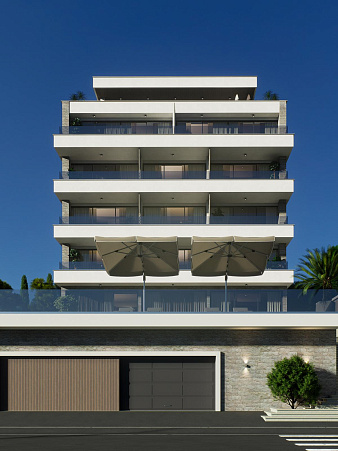 Luxuriöser 4-stöckiger Komplex mit Pool und Panoramablick auf das Meer